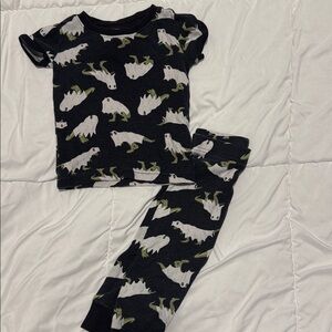 Old Navy Black and Gray Kids' Pajama Top